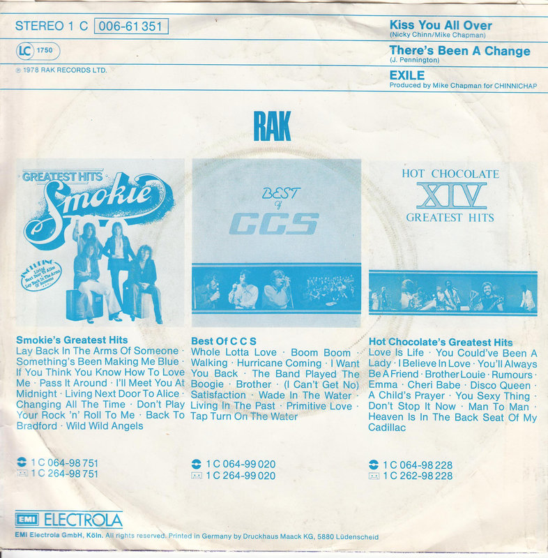Exile – Kiss You All Over