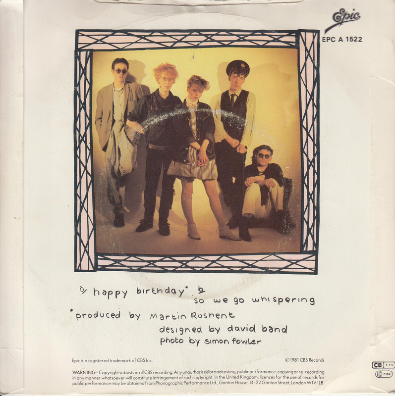 Altered Images – Happy Birthday (UK)