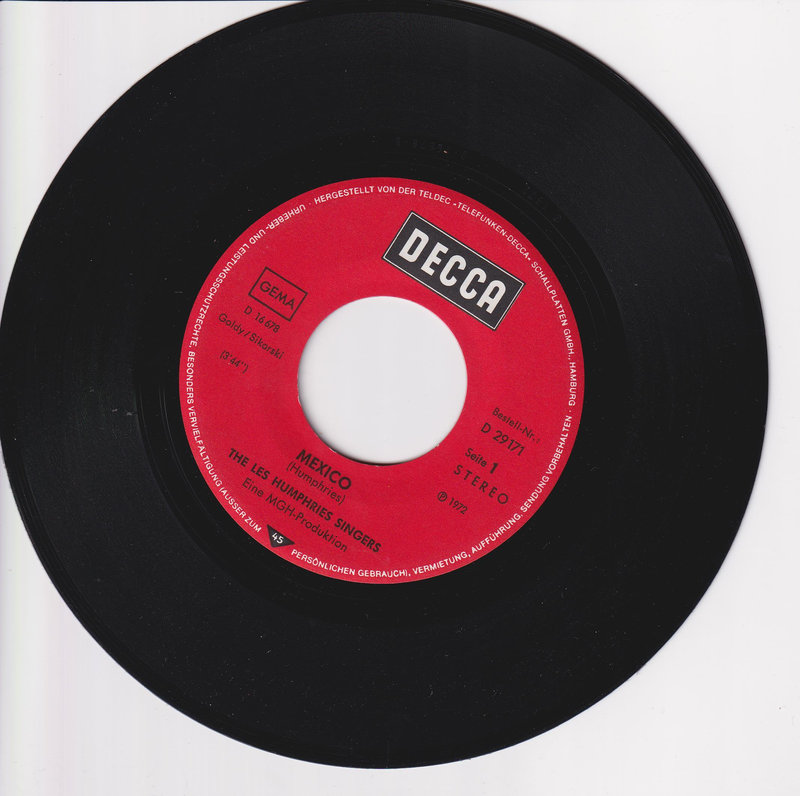 The Les Humphries Singers – Mexico