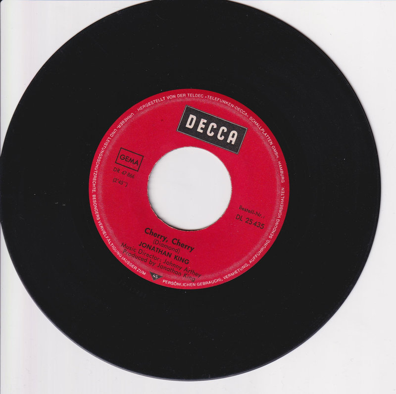 Jonathan King – Cherry, Cherry