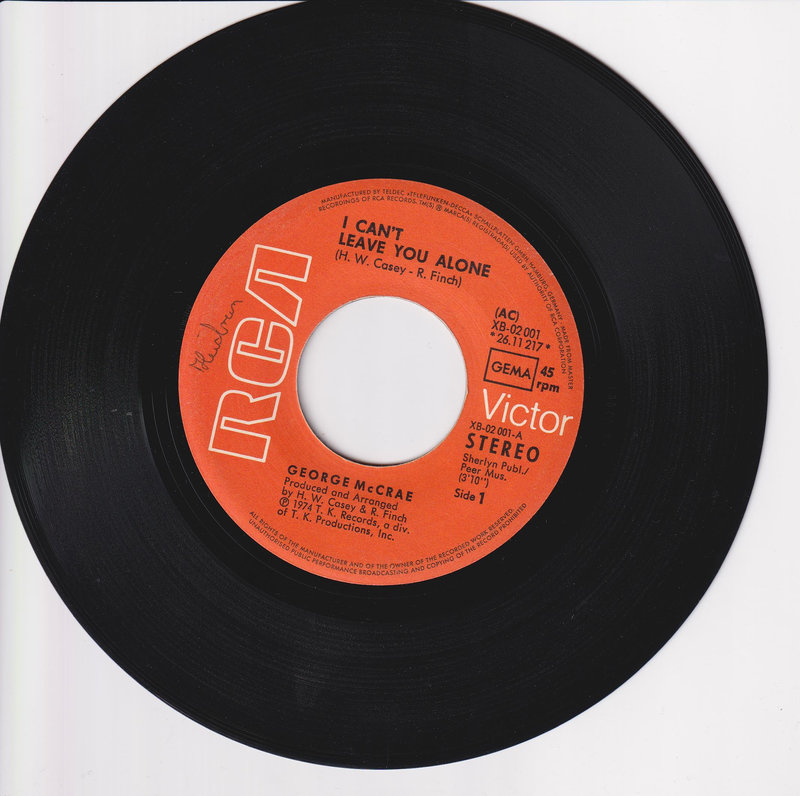George Mc Crae – I Can't Leave You Alone