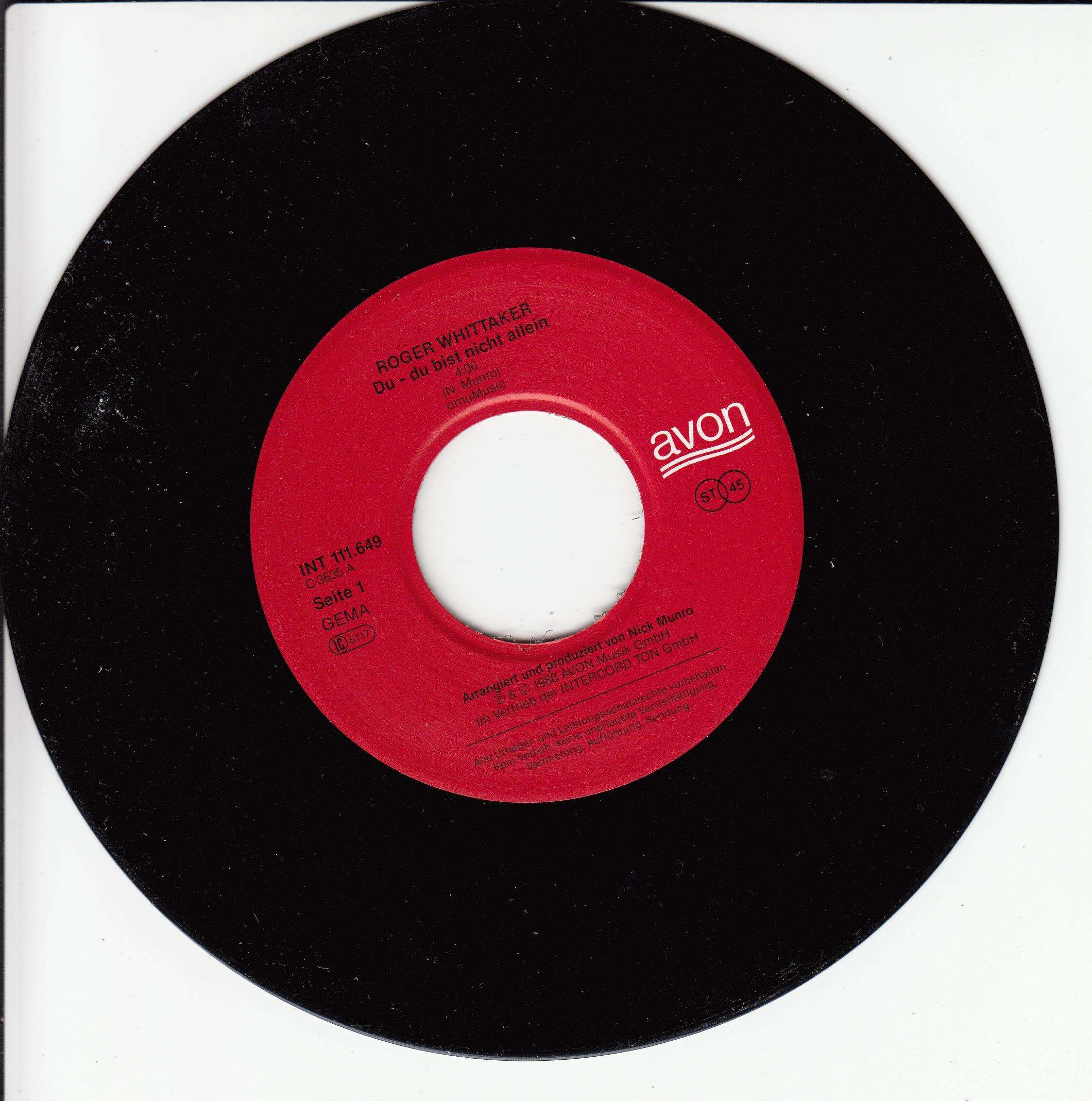 Roger Whittaker – Du Bist Nicht Allein