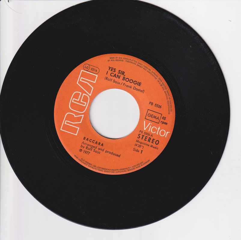 Baccara – Yes Sir, I Can Boogie