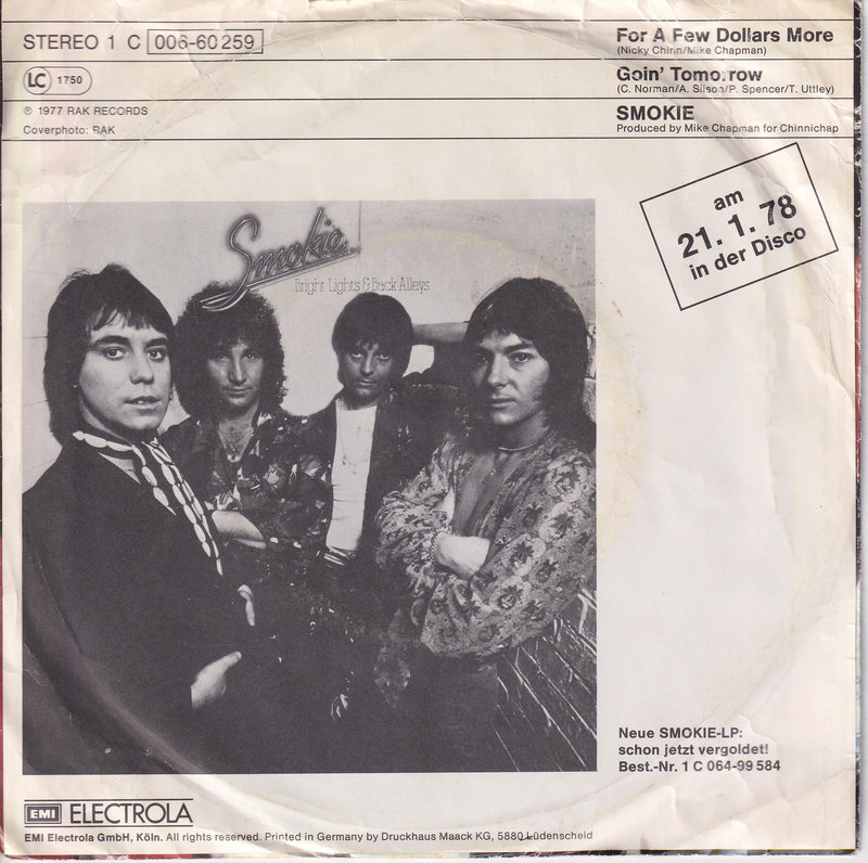 Smokie – For A Few Dollars More