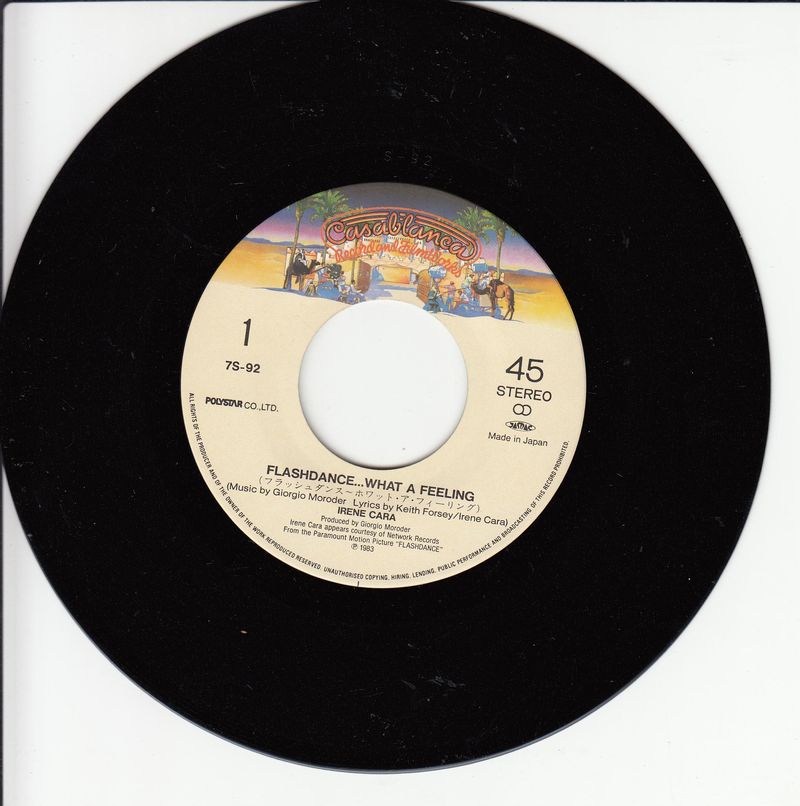 Irene Cara – Flashdance... What A Feeling (Japan)