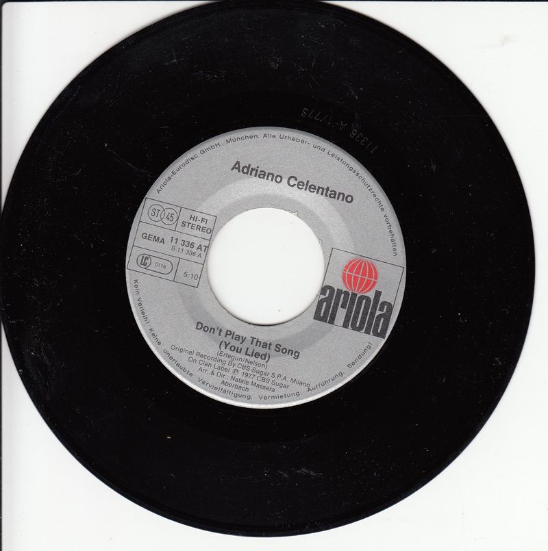 Adriano Celentano – Don't Play That Song