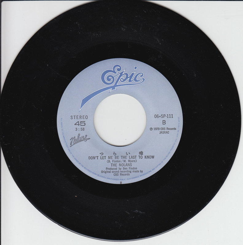 The Nolans - I'm In The Mood For Dancing (Japan)