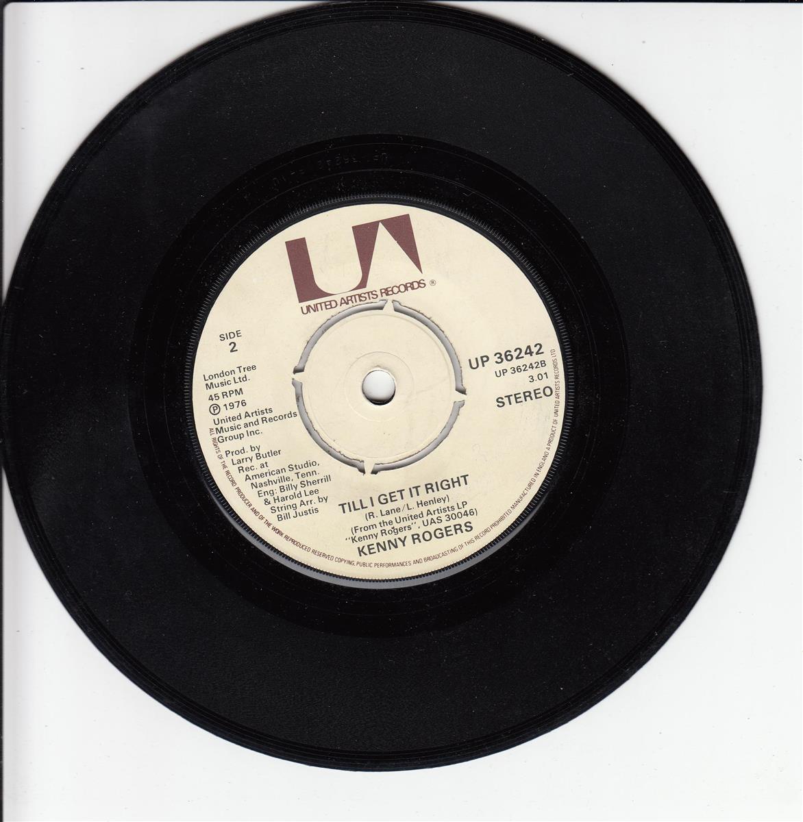 Kenny Rogers - Lucille (UK)