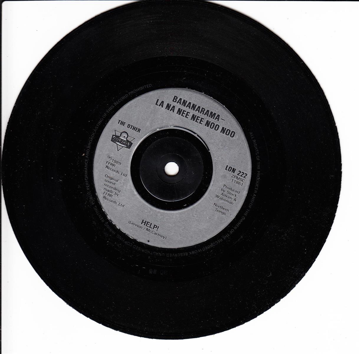 Bananarama, Lananeeneenoonoo - Help (UK)