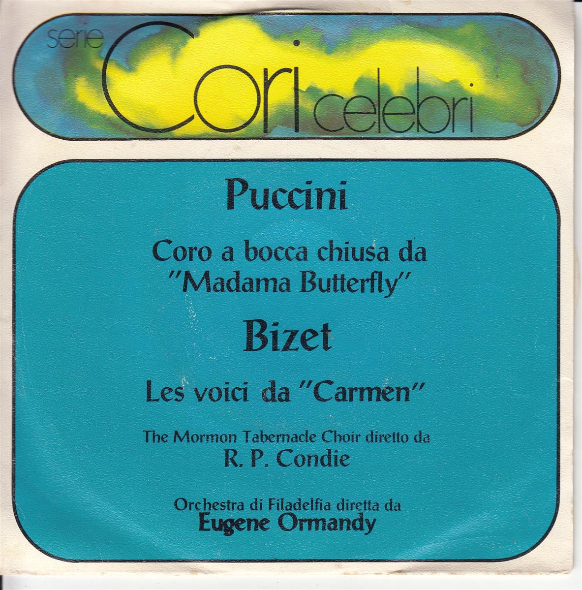 Cori Celebri - Puccini / Bizet (Italien)