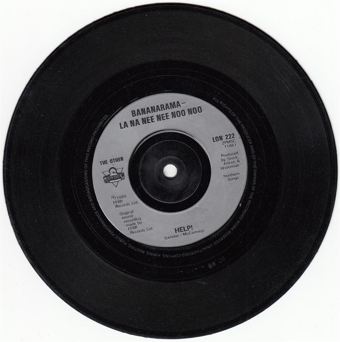 Bananarama, Lananeeneenoonoo - Help (UK)