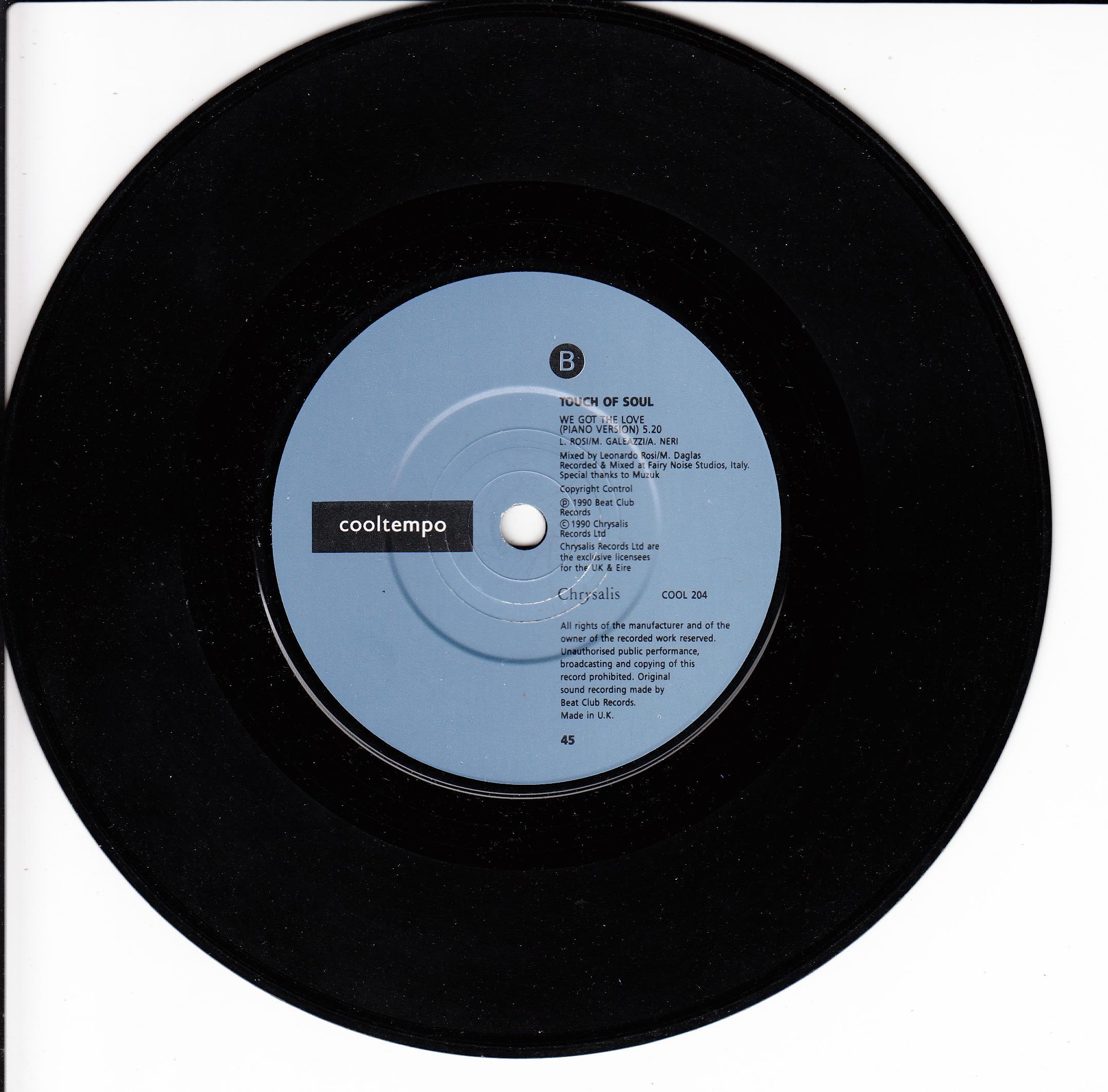 Touch Of Soul - We Got The Love (UK)