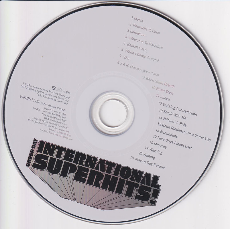 Green Day - International Superhits! (Japan)