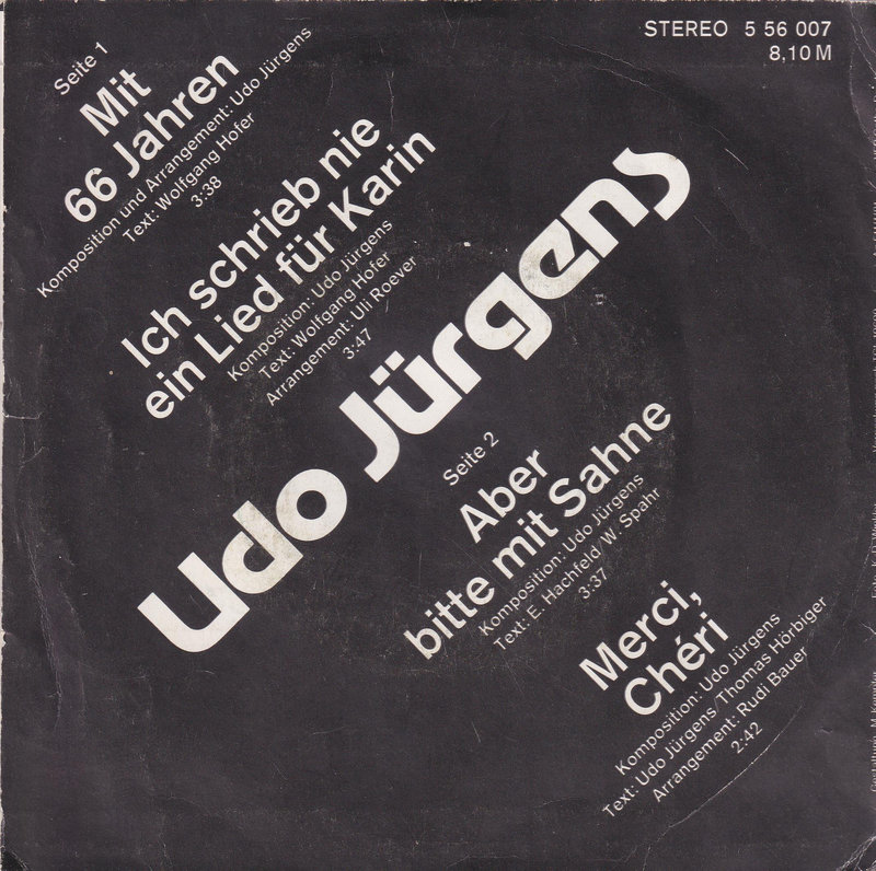 Udo Jürgens – Amiga Quartett (DDR)