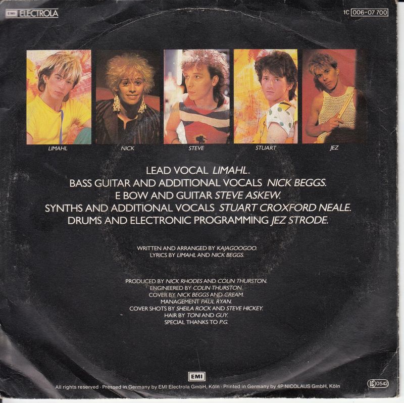 Kajagoogoo – Too Shy