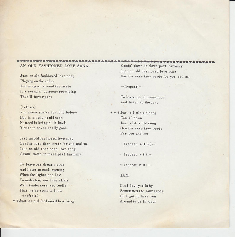 Three Dog Night – An Old Fashioned Love Song (Japan)