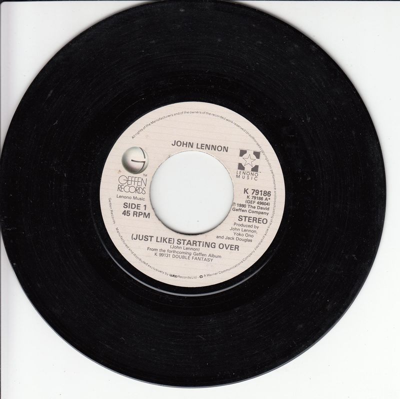 John Lennon – (Just Like) Starting Over (UK)