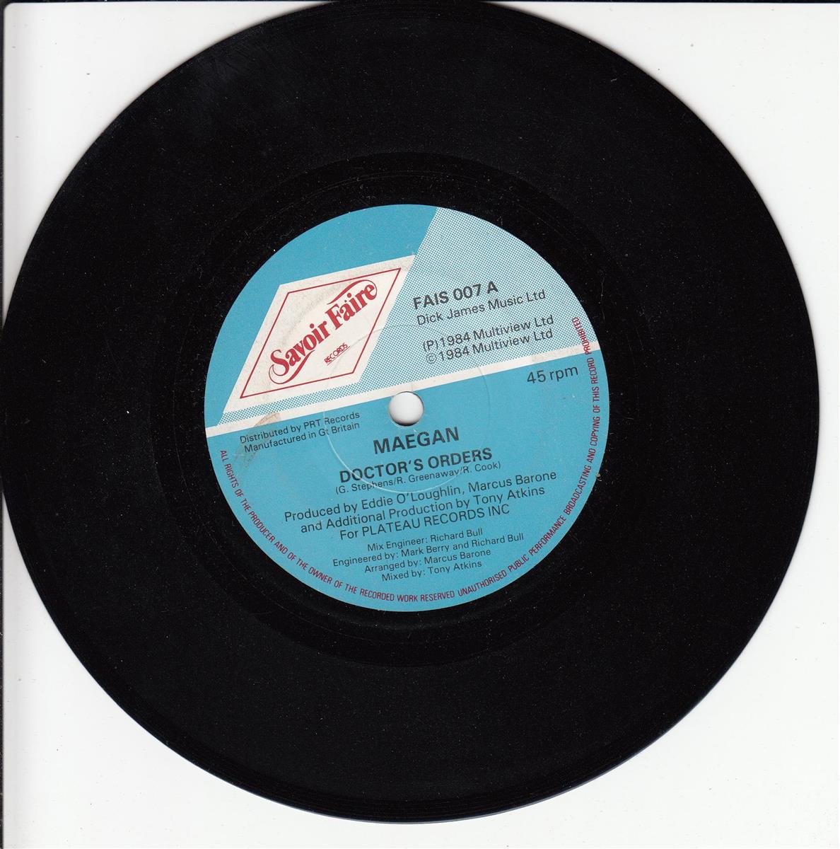 Maegan - Doctor's Orders (UK)