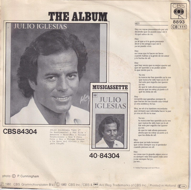 Julio Iglesias – Hey! (Niederlande)