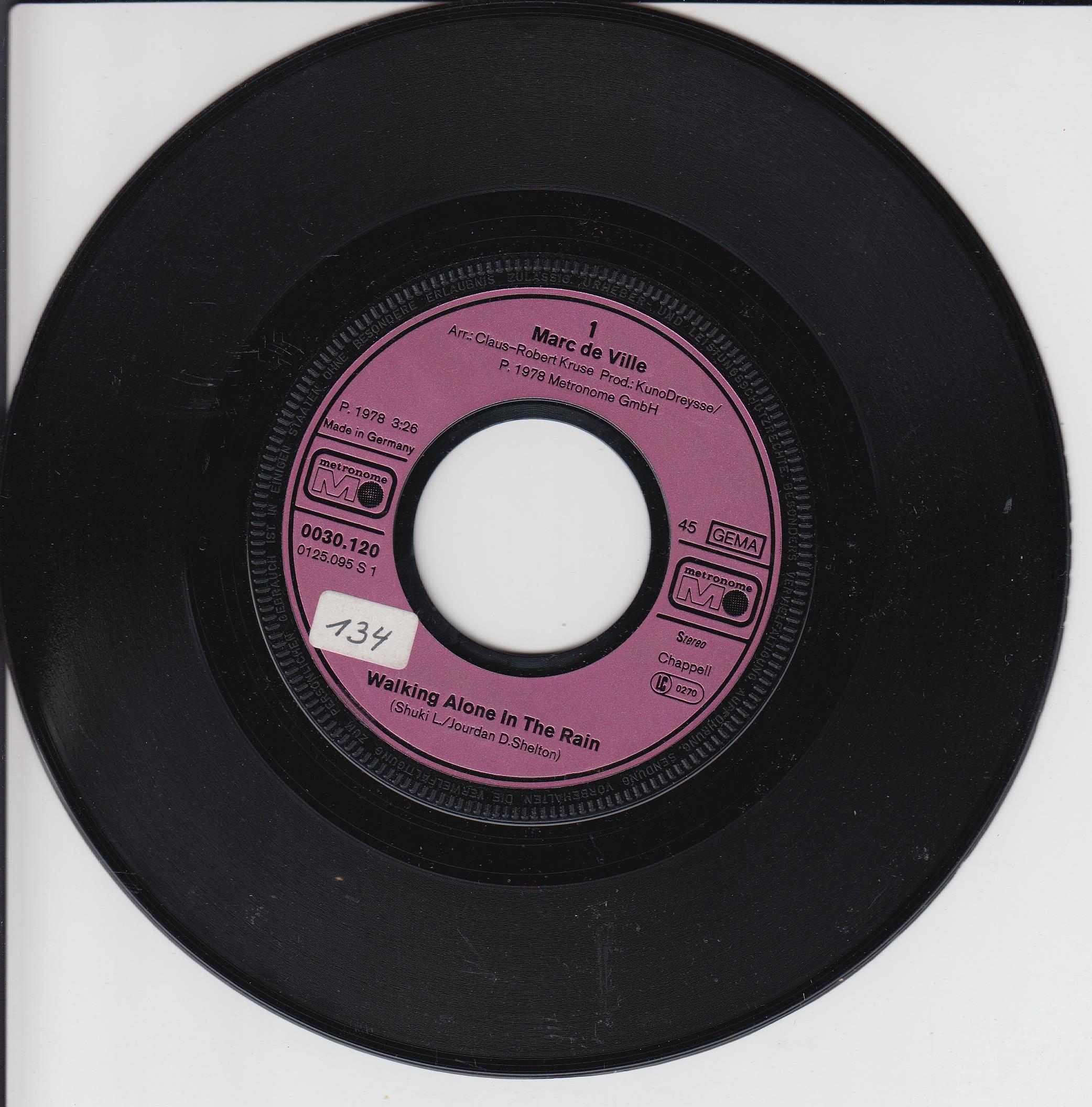 Marc De Ville – Walking Alone In The Rain