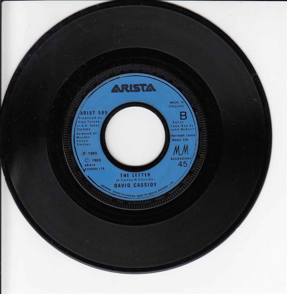 David Cassidy - The Last Kiss (UK)
