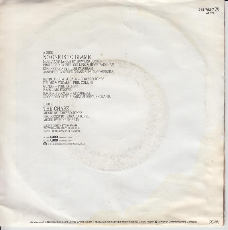 Howard Jones – No One Is To Blame