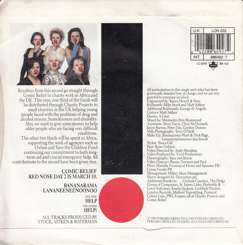 Bananarama, Lananeeneenoonoo – Help (UK)