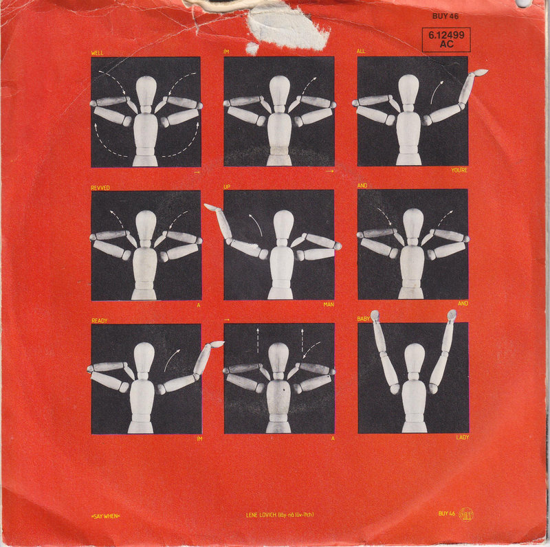 Lene Lovich – Say When