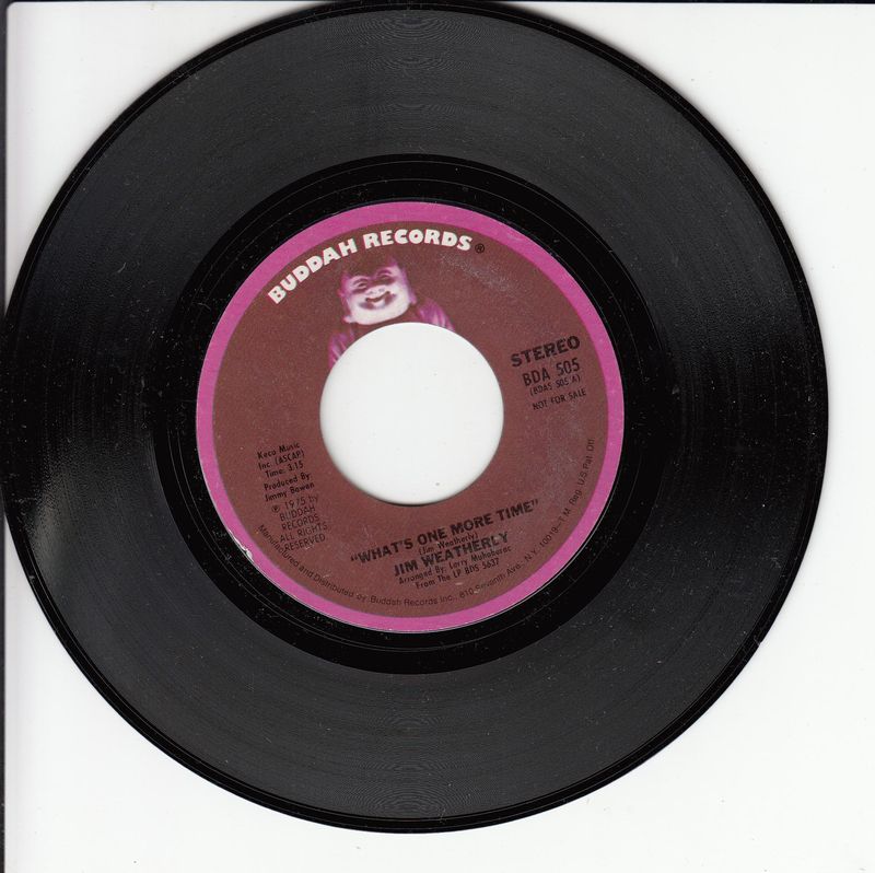 Jim Weatherly - What's One More Time (USA)