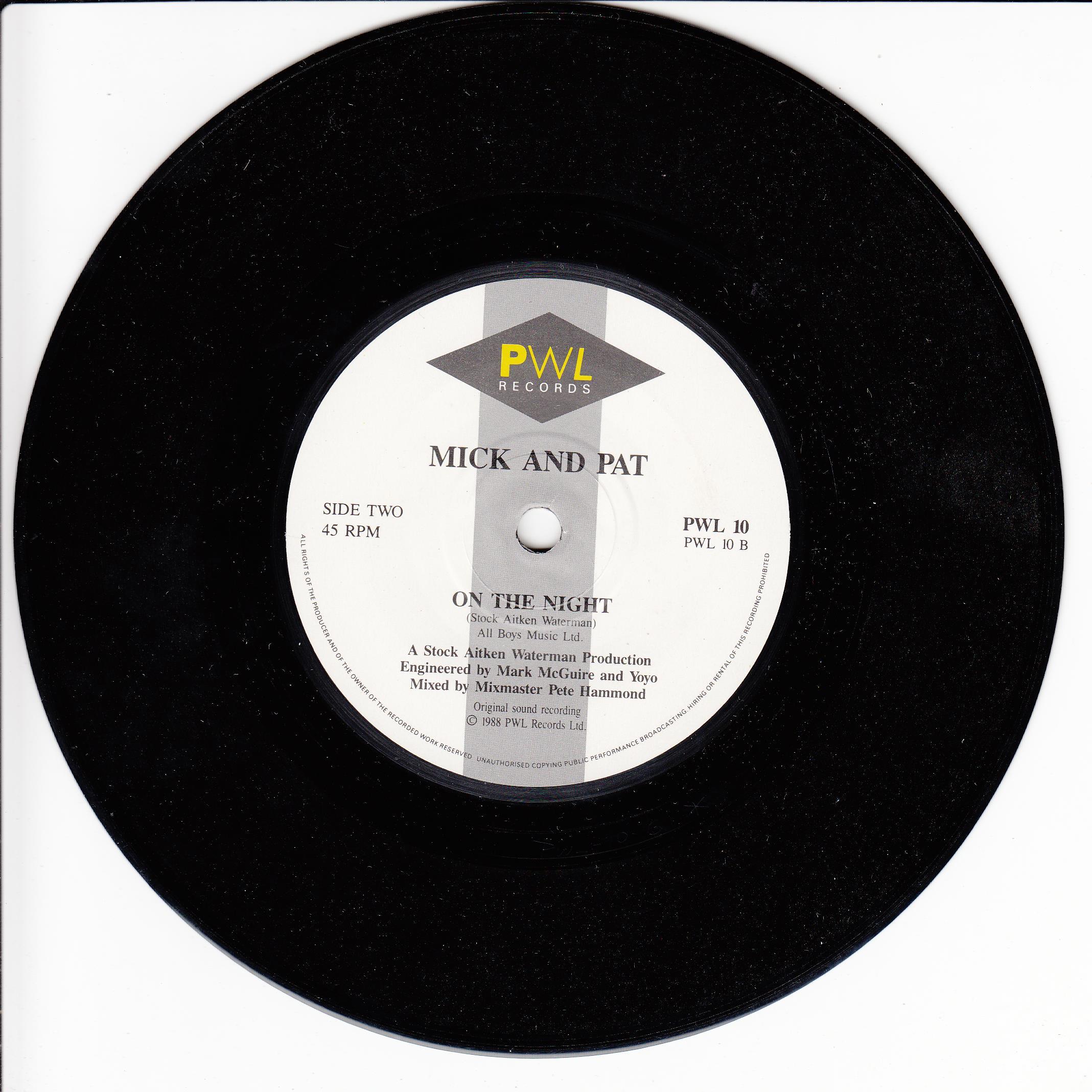 Pat & Mick - Let's All Chant (UK)