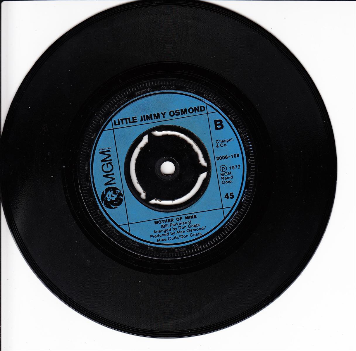 Little Jimmy Osmond - Long Haired Lover From Liverpool (UK)