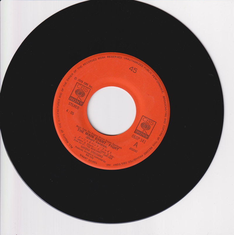 Barbra Streisand – The Main Event / Fight (Japan)