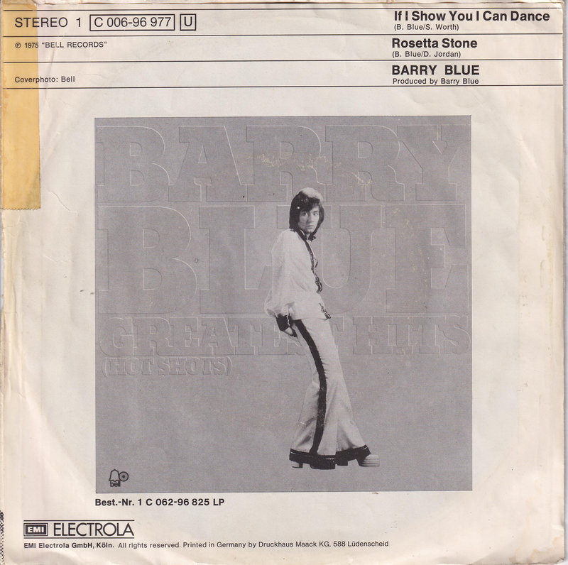 Barry Blue – If I Show You I Can Dance