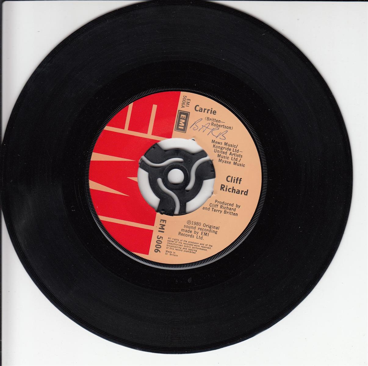 Cliff Richard - Carrie (UK)