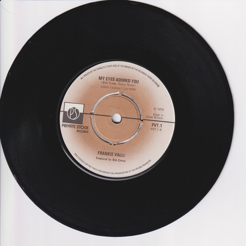 Frankie Valli – My Eyes Adored You (UK)