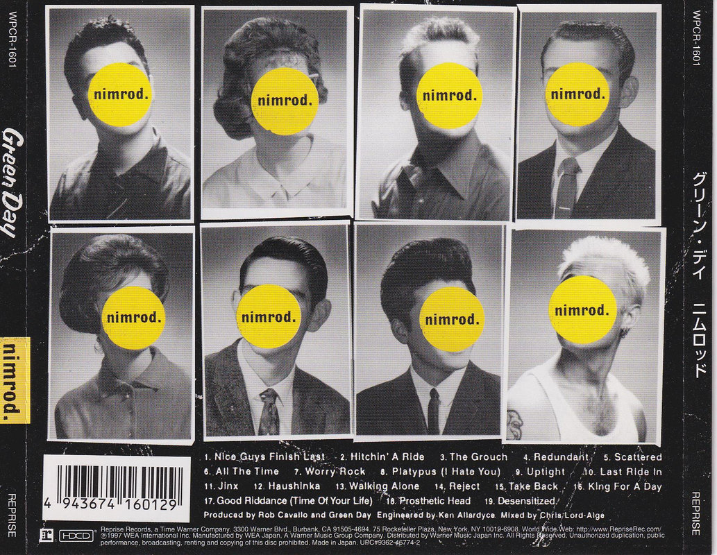 Green Day – Nimrod. (Japan)