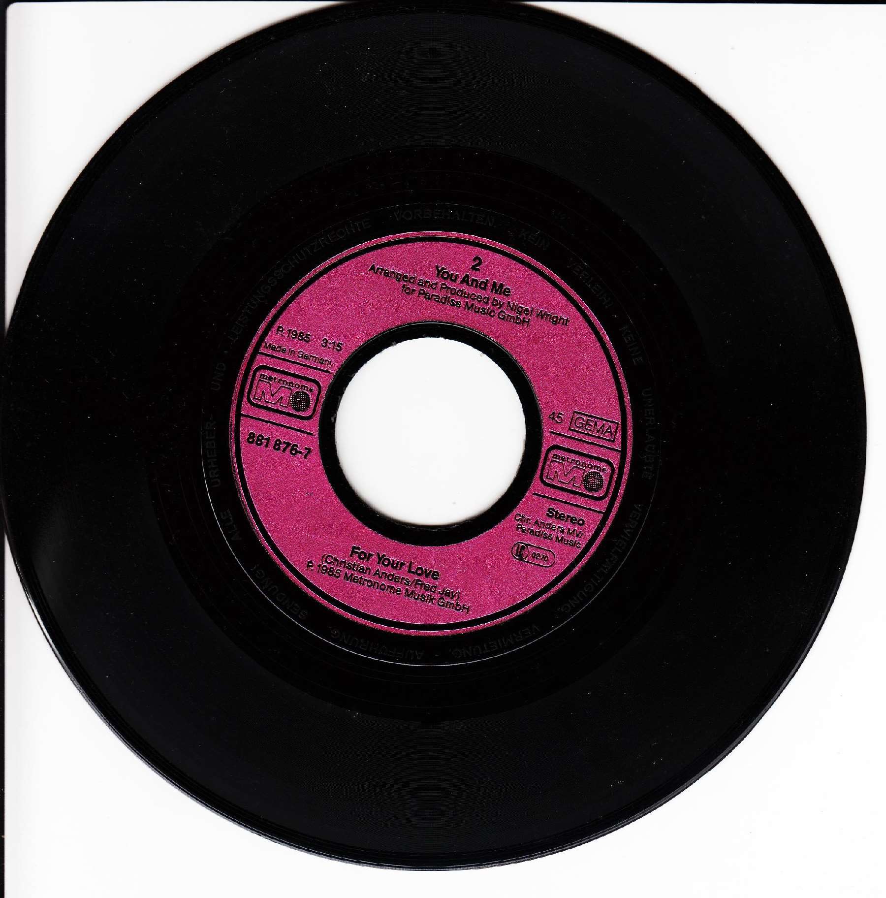 You And Me – Dreamin'