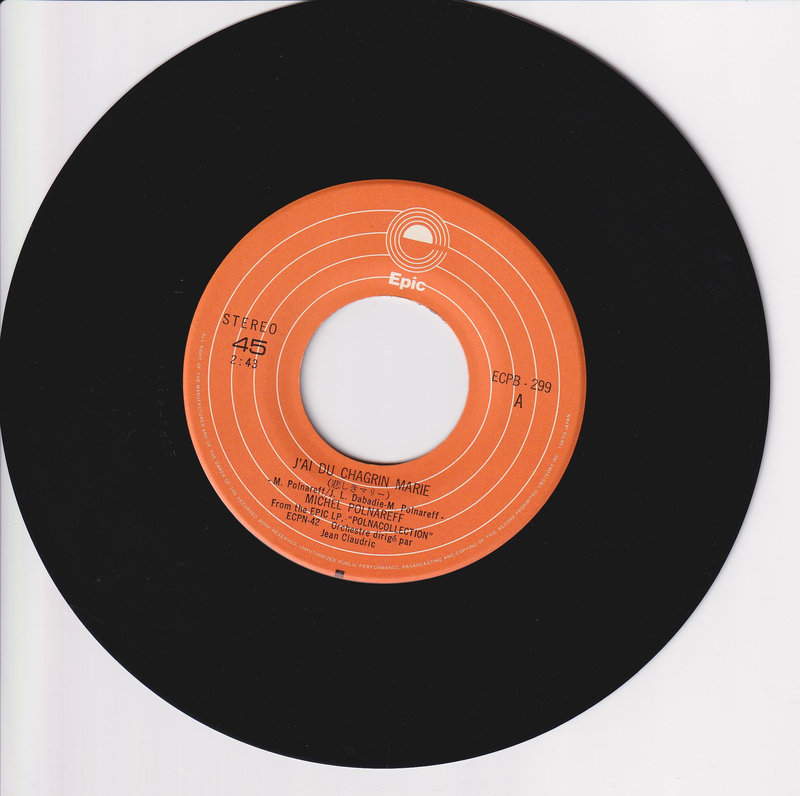 Michel Polnareff – J'Ai Du Chagrin Marie (My Friend) (Japan)