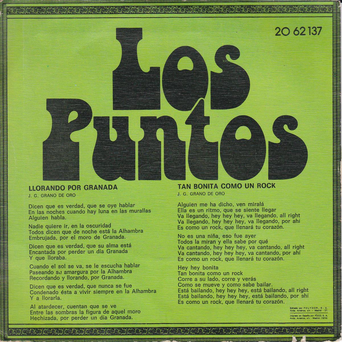 Los Puntos - Llorando Por Granada (Spanien)