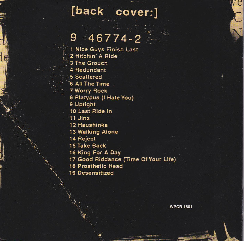 Green Day – Nimrod. (Japan)