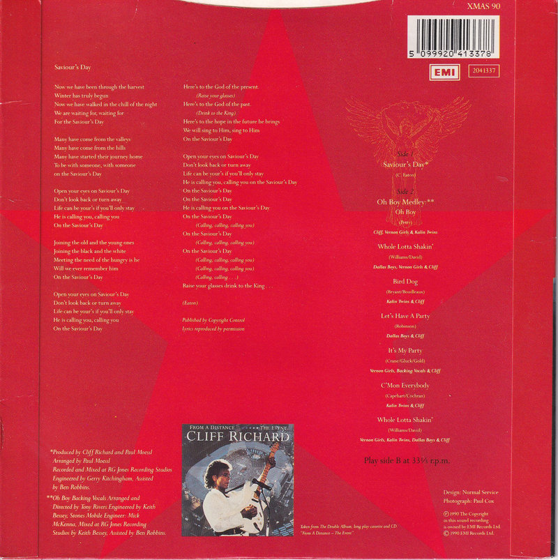 Cliff Richard – Saviour's Day (UK)