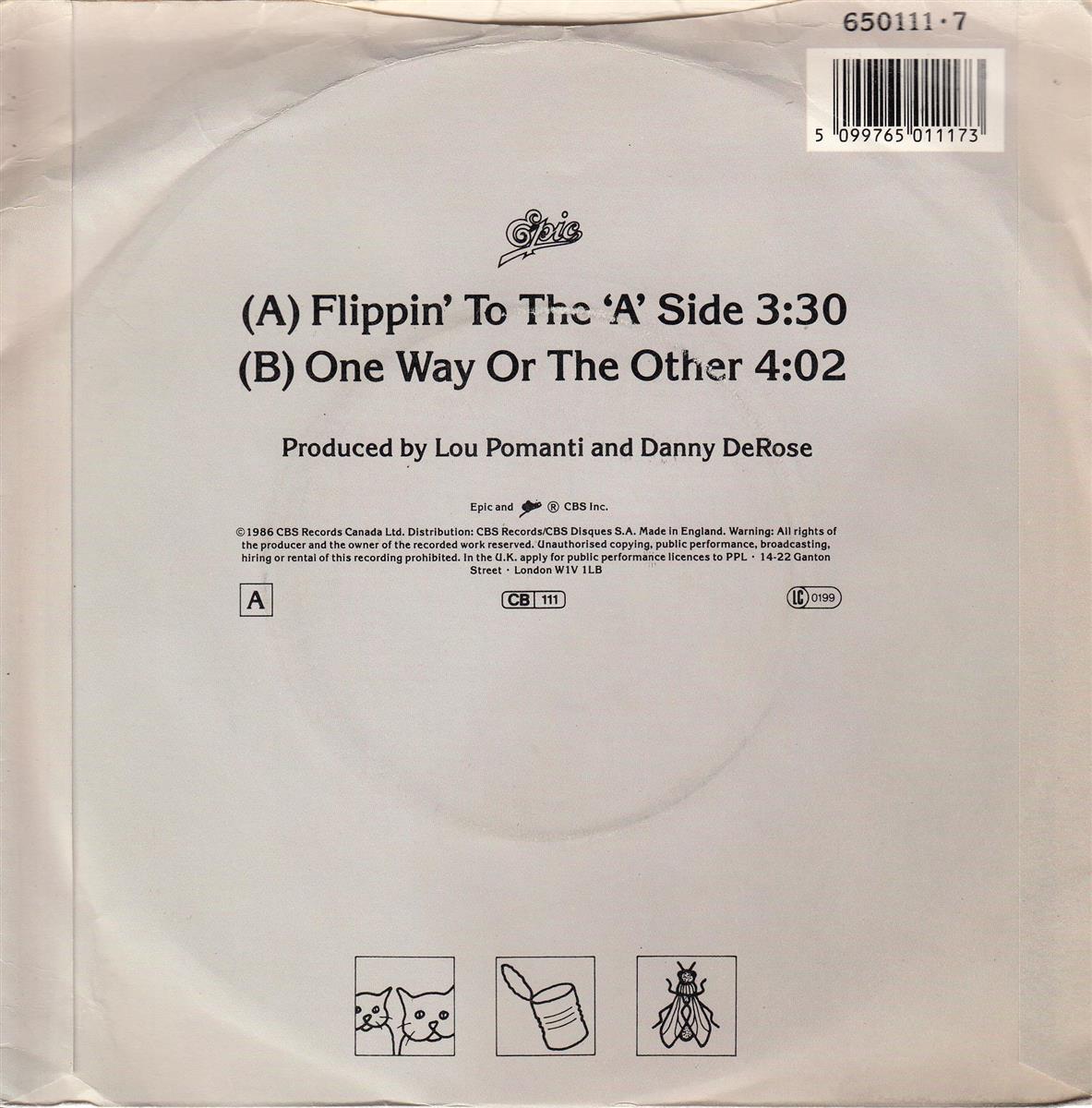 Cats Can Fly - Flippin' To The 'A' Side (UK)