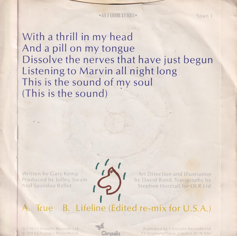 Spandau Ballet – True (UK)