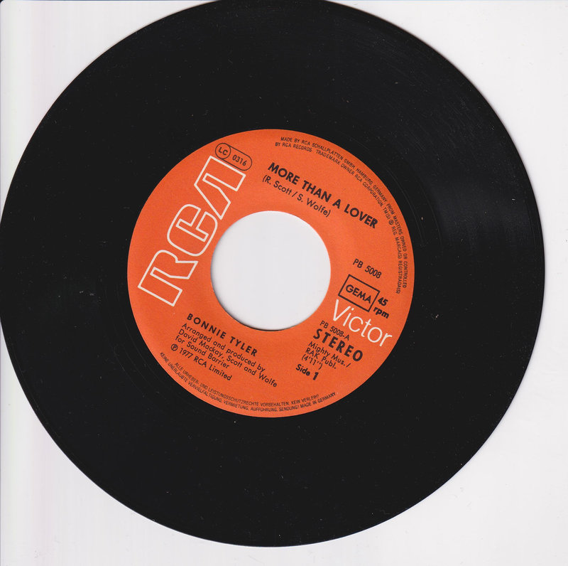 Bonnie Tyler – More Than A Lover