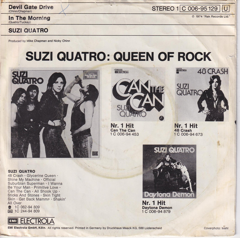 Suzi Quatro – Devil Gate Drive