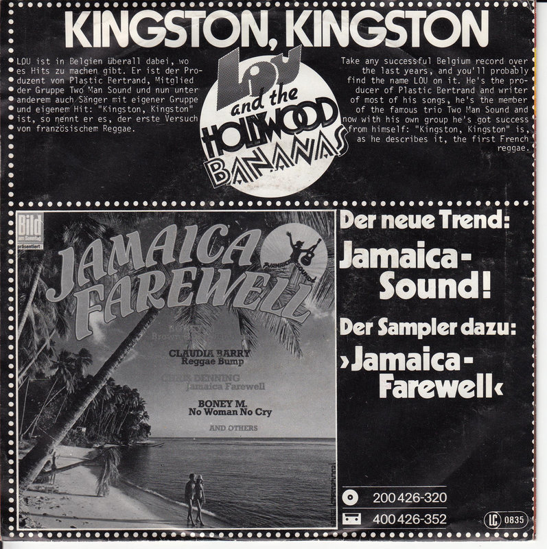 Lou And The Hollywood Bananas – Kingston, Kingston