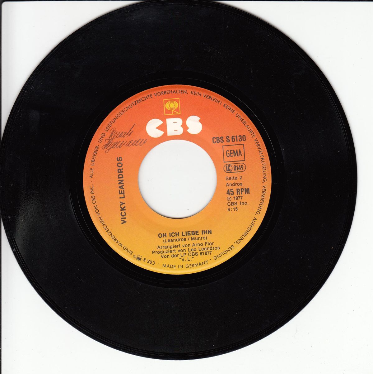 Vicky Leandros - Bye Bye My Love