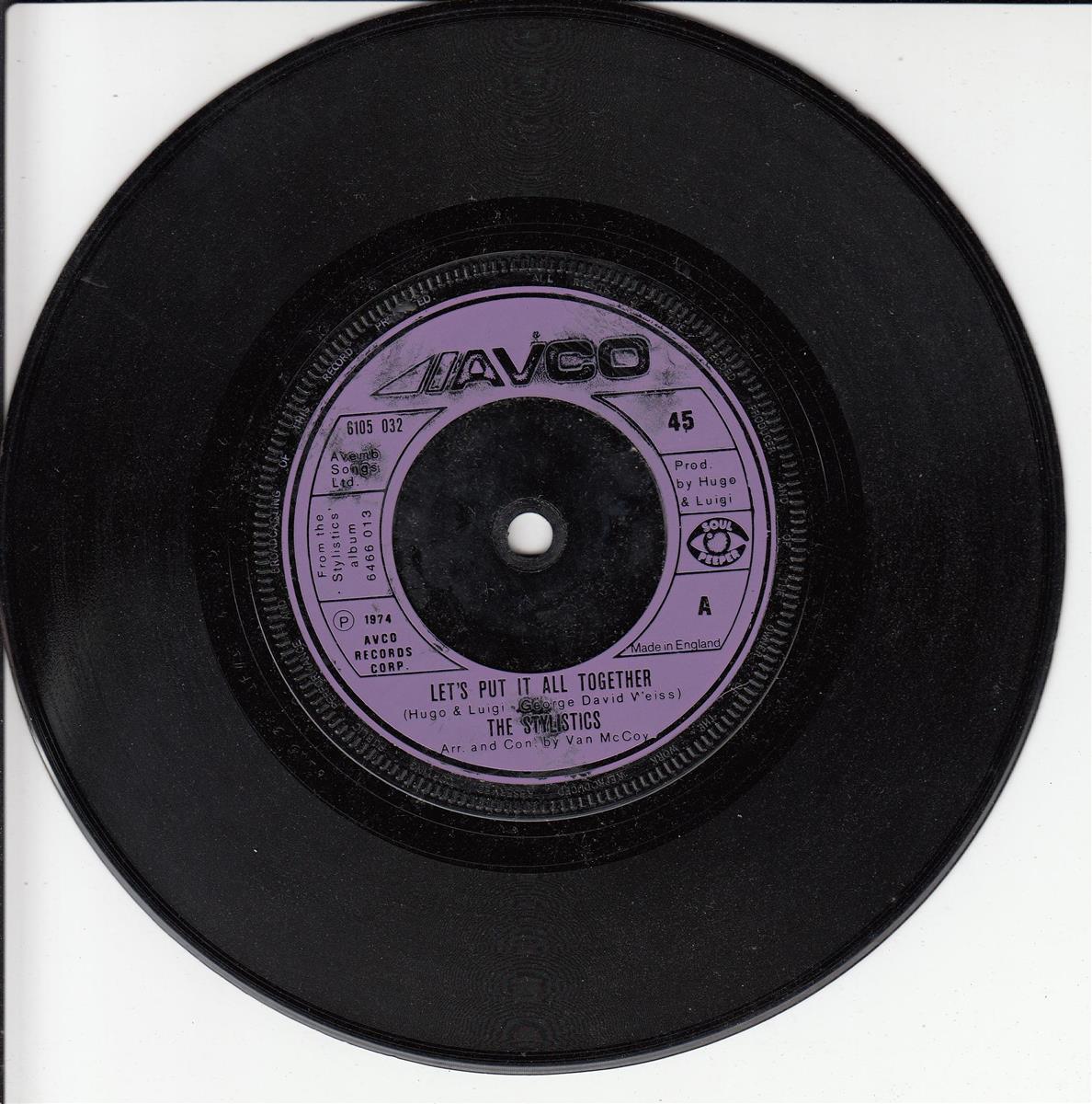 The Stylistics - Let's Put It All Together (UK)