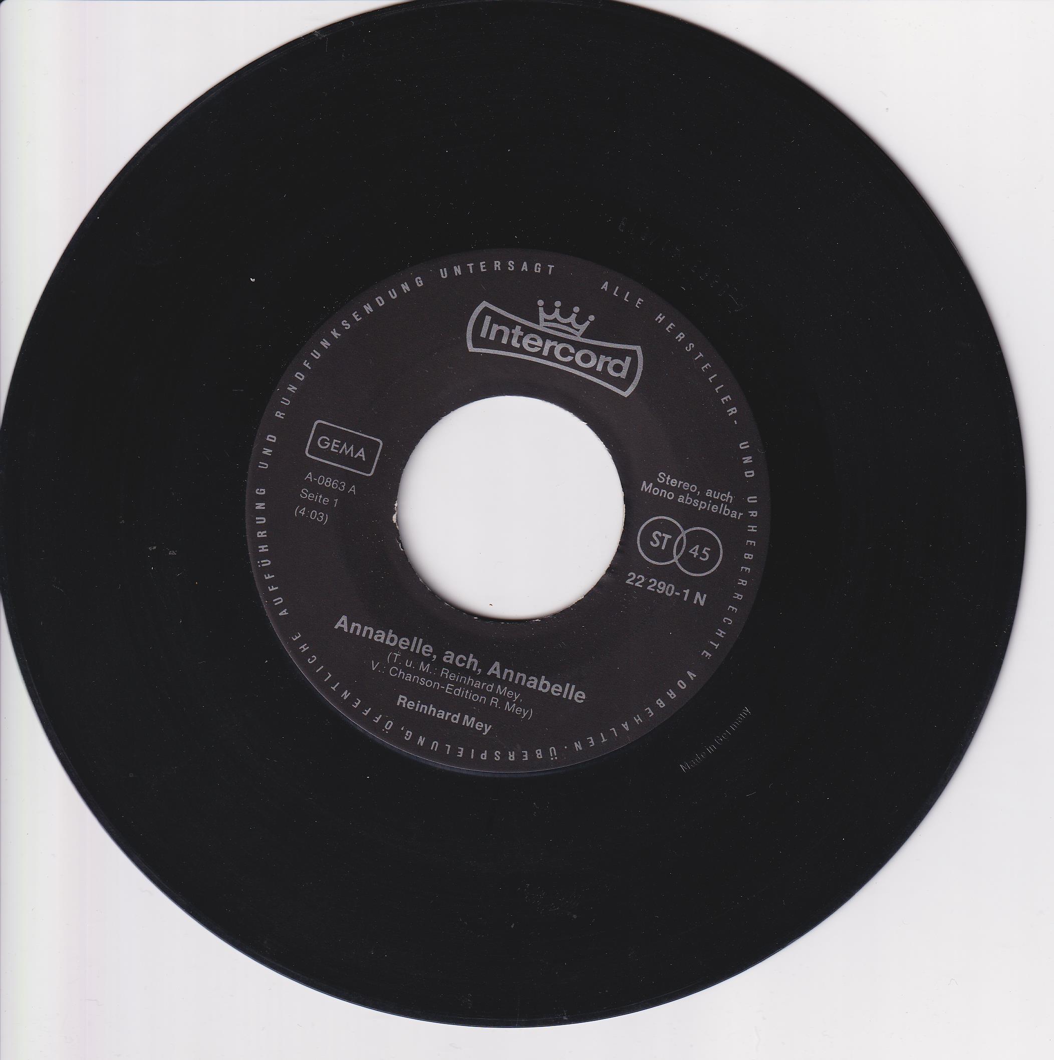 Reinhard Mey – Annabelle, Ach, Annabelle
