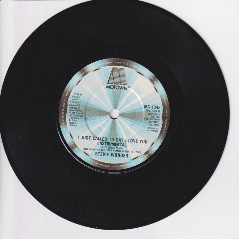 Stevie Wonder – I Just Called To Say I Love You (UK)